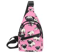 Cat Kitten Head Paw (2) Mochila cruzada lateral, Multicolor 13, 11.8x7x1.5in/30x18x4cm