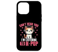Cat Korean Pop no te escucha. Estoy escuchando K-Pop Carcasa para iPhone 12 Pro Max