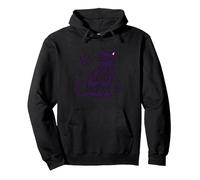 Cat Lady & Proud: Declaración del Orgullo del Amante felino Sudadera con Capucha, Unisex para Adultos, Negro, L