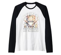 Cat Lady Retirement Saying Funny Gnome For Retired Cat Mom Camiseta Manga Raglan