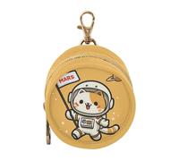 Cat Land on Mars - Estuche para chupete con cremallera y clip, monedero, bolsa de almacenamiento para todo el mundo