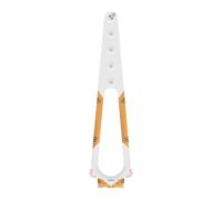 Cat Latch For Door- 12.4x3.15 Inches Adjustable Stopper, Cat Proof Lever | Elastic Pet Pinch Guard Flexible Door Lock For Bedroom, Storage Room, Dog Barrier, Free Entry Indoor Safety