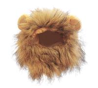Cat Lion Mane - Disfraz de peluca de león fantasía para gatos y perros de talla pequeña | Cómodo sombrero de disfraz para mascotas cómodos, disfraz para fiestas de Navidad, Pascua, Halloween