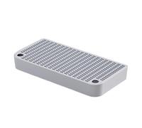 Cat Litter Box Step, Double Layered Litter Mat, Footboard Cat Litters, 32 x 16 x 4 cm Easy-to-Clean Pet Toilet Pedal, no deslizable Kitten Stool for Home, Living Room, Bathroom