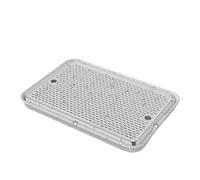 Cat Litter Box Step, Litter Stairs Stool, Detachable Non-Slip Plat Form, Elevated Design for Easy Access, RV Indoor Outdoor Use, 16.54x11.26x5.51 Inches, Gray Color, 1 Piece