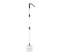 Cat Litter Long Handle Scooper - 105.5x13cm Product Dimensions, Lightweight 380g Stainless Steel, Sifting Shovel Tool | Ergonomic Cleaning Reach Heavy Duty Poop Removedor Sturdy Outdoor Utility Gear