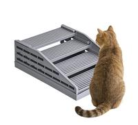 Cat Litter Mat de Rejilla Ancha Antideslizante y Ajustable 2 Capas | para Juego de , en Interiores, Salón, Dormitorio, Baño, Balcón, Jaula para Interior, Salón, Dormito