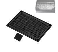 Cat Litter Mat - Doble capa antideslizante Litter Box Catcher, a prueba de Washable Pet Mat, Protector de piso de inodoro de gato duradero, almohadilla suave y confortable para interior al aire