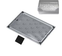 Cat Litter Mat, Non-Slip Double Layer Pad, Waterproof Orine-Proof Design, Trapping Litter Efficiently for Kitten, Home and Litterbox Area, 16.54x11.22x0.79 inches