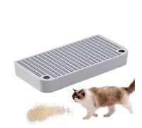 Cat Litter Mat, Pet Ramp Pedal, Litter Trapper, Filter Function, Animal Toilet Box, Waterproof Kitten Ramp, Bunny Accessory, 12,6 x 6,3 x 1,57 pulgadas, para uso en exteriores e interiores