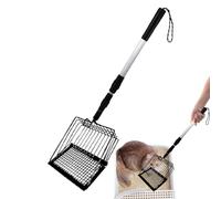 Cat Litter Scoop Chicken, Coop Scooper, 42x5.7 Inches Long Handle Waste Sifter Small Pets, Poop Cleaning Tool Senior Pet Care, Sand Shovel for Cage Litter Box Small Space Living