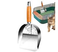 Cat Litter Scoop, Efficient Pooper Scooper Tool, Quick Screening Scoop with Comfortable Ergonomic Grip and Versatile Design for Your Feline Friend, 11.22 Inches