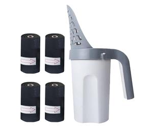 Cat Litter Scoop - PP 16x12x30cm, Pala de Gatito, Scooper Antiadherente | Kit de de Basura para una fácil Limpieza, de la litera, Gatos, hogar, apartamento, Amantes de Las