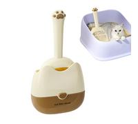 Cat Litter Scoop, Wall Mounted Poop Scooper with Holder, Pet Waste Collector, Easy Clean Design, Ideal for Outdoor Yard, Park, Horse Stalls, Small Pets, Bunny, Kitten, 5.91x2.95in