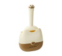 Cat Litter Scooper, Fine Mesh Poop Scoop, 11.02x5.91x2.95 Inches Wall Mounted, Pet Waste Cleaner for Kittens, Puppies, Small Pets, Apartment, Outdoor Yard Use, Yellow or Pink