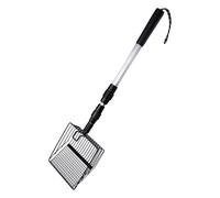 Cat Litter Scooper - Pooper Scoper Hands, un retablo extensible para CACC. Desmontable, fácil de reemplazar las cabezas de la cuchara y un mango que termina con un cable de almacenamiento de