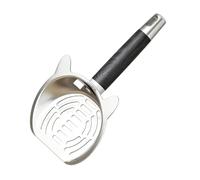 Cat Litter Scooper - Stainless Steel Litter Scoop | Cat Poop Sifting Shovel | Mesh Litter Scoop Durable Metal Construction Deep Scoop Design Efficient Sifting Slots Comfortable Handle Grip Easy Litter