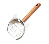 Cat Litter Scooper - Stainless Steel Litter Scoop | Cat Poop Sifting Shovel | Mesh Litter Scoop Durable Metal Construction Deep Scoop Design Efficient Sifting Slots Comfortable Handle Grip Easy Litter