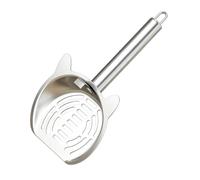 Cat Litter Scooper - Stainless Steel Litter Scoop | Cat Poop Sifting Shovel | Mesh Litter Scoop Durable Metal Construction Deep Scoop Design Efficient Sifting Slots Comfortable Handle Grip Easy Litter