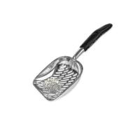 Cat Litter Shovel Solid Metal Pet Litter Shovel Durable Pet Sifting Shovel (34.5*14.4cm , Black)