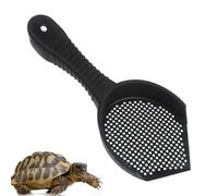 Cat Litter Shovel - Sostenible Metal Witel, diseño Profundo con hendiduras deslizantes | Recubrimiento Que no es de Este, Mango ergonómico, construcción Robusta para la Limpieza y eliminación