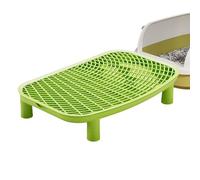 Cat Litter Step - Elevated Double Layer Design, Kitten Pedal Step, Litter Collection Stairs | Living Room Study Setup, Balcony Dorm Apartment for Home Litterbox Management, Cat Cleanup System