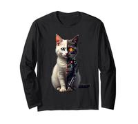 Cat Lover Robot Cyborg AI Cats Robotic Dystopian Manga Larga