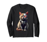 Cat Lover Robot Cyborg AI Cats Robotic Dystopian Manga Larga