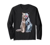 Cat Lover Robot Cyborg AI Cats Robotic Dystopian Manga Larga