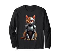 Cat Lover Robot Cyborg AI Cats Robotic Dystopian Manga Larga