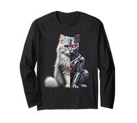 Cat Lover Robot Cyborg AI Cats Robotic Dystopian Manga Larga