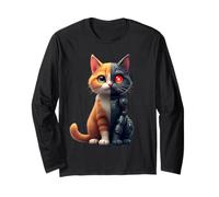 Cat Lover Robot Cyborg AI Cats Robotic Dystopian Manga Larga