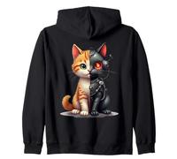 Cat Lover Robot Cyborg AI Cats Robotic Dystopian Sudadera con Capucha