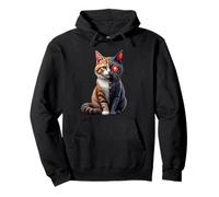 Cat Lover Robot Cyborg AI Cats Robotic Dystopian Sudadera con Capucha