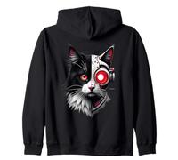 Cat Lover Robot Cyborg AI Cats Robotic Dystopian Sudadera con Capucha