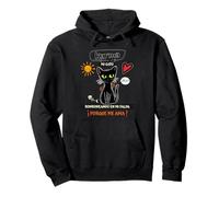 Cat Lovers Karma Es Mi Gato - Lindo diseño de Frase en español Sudadera con Capucha