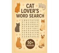 Cat Lover's Word Search Puzzle Book: Easy-to-Read Puzzles About Cats