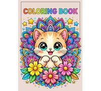 Cat Mandala Coloring Book for Kids - Volume 1: Mandala Designs | Large A4 Coloring Pages for Kids Who Love Animals | Creative Screen-Free Activity for Boys and Girls
