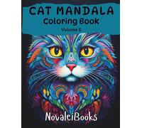 Cat Mandala Coloring Book: Volume 5