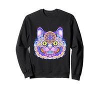 Cat Mandala Pattern Vintage Edition Sudadera