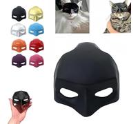 Cat Mask Cosplay - Funny Halloween Costume Accessories, Cute Kitty Party Masquerade Mask(Black)
