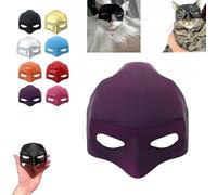 Cat Mask Cosplay - Funny Halloween Costume Accessories, Cute Kitty Party Masquerade Mask(Purple)