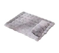 Cat Mat Bed - 60 x 45 cm Washable Warm Sleeping Pad With Detachable Pillow, 90 x 60 cm Large Pet Mattress For Dogs & Cats, Thermal Winter Floor Mats - For Couch Crate Kennel Indoor Home & Apartment