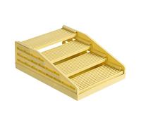 Cat Mat For Litter Box,42x32x14cm Non Slip Stackable Adjustable Wide Grid | Compact Detachable Pet Steps For Cats | For Kitten Play Indoor Home Apartment Living Room Bedroom Bathroom Balcony Cage