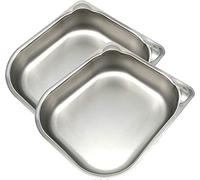 Cat Mate 2 Insertos de Cuenco de Acero Inoxidable para alimentadores automáticos Cat Mate C100 y C200 (alimentador no Incluido)