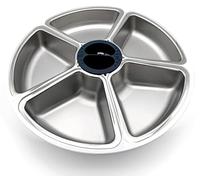 Cat Mate 5 Insertos de Acero Inoxidable para alimentador automático de Mascotas de Cinco Comidas (Solo Cuencos)