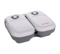 Cat Mate Comedero Automático 401 Para Gatos, 2 Porciones, Temporizador, Gris