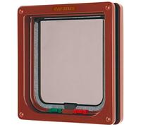 Cat Mate Puerta Gato 4 Pos. Marrón