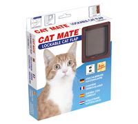 Karlie Lockable Flap K&F Cat Mate Puerta Gato Marrón Pos. A Cerrar, 7.6 x 1 x 8 Inches 11.2 Ounces
