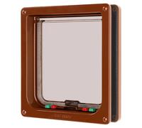 Cat Mate Puerta Gato Grande 221 B Braun para Grande Razas de Gatos, 235x252mm